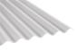 Preview: Polycarbonat Wellplatten, S76/18, Heatbloc, Wabenstruktur, opal-weiß, hagelfest