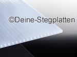PC-Stegplatten, 16 mm, Typ SDP, 980 mm Breite, opal-weiß