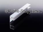 Novaklick F-Profil für Nut- und Feder-Stegplatten 16 mm, Aluminium, preßblank